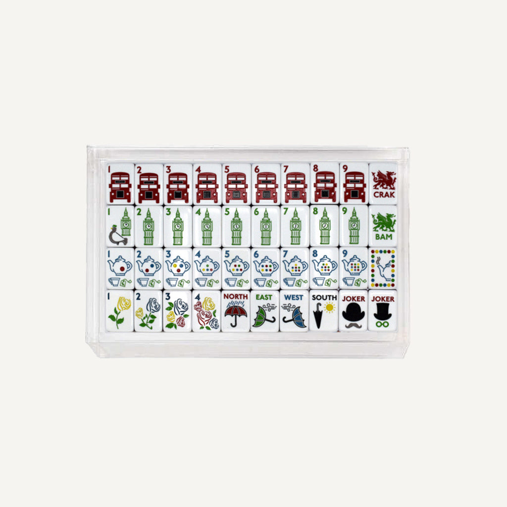 Clear Acrylic Box for Mahjong Tiles