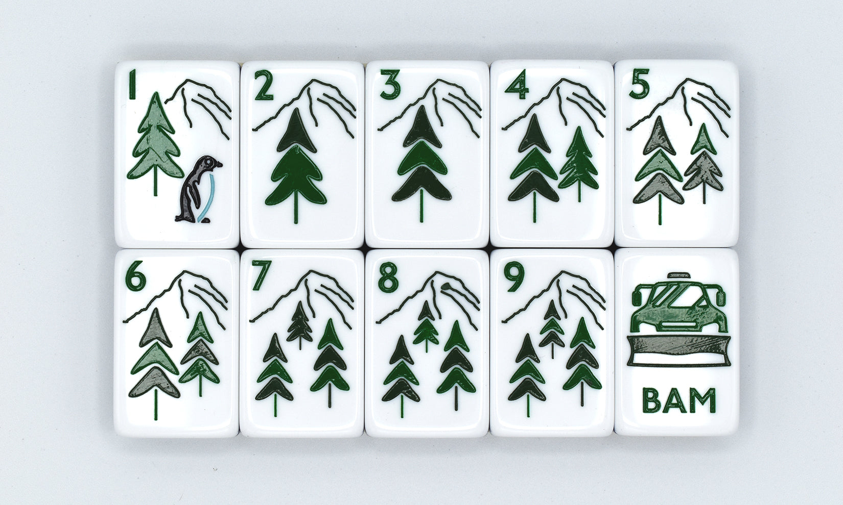 Let it Snow Mahjong Set