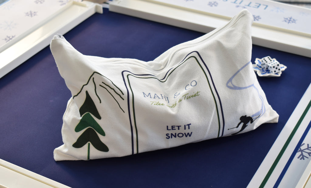 Let it Snow Mahjong Set