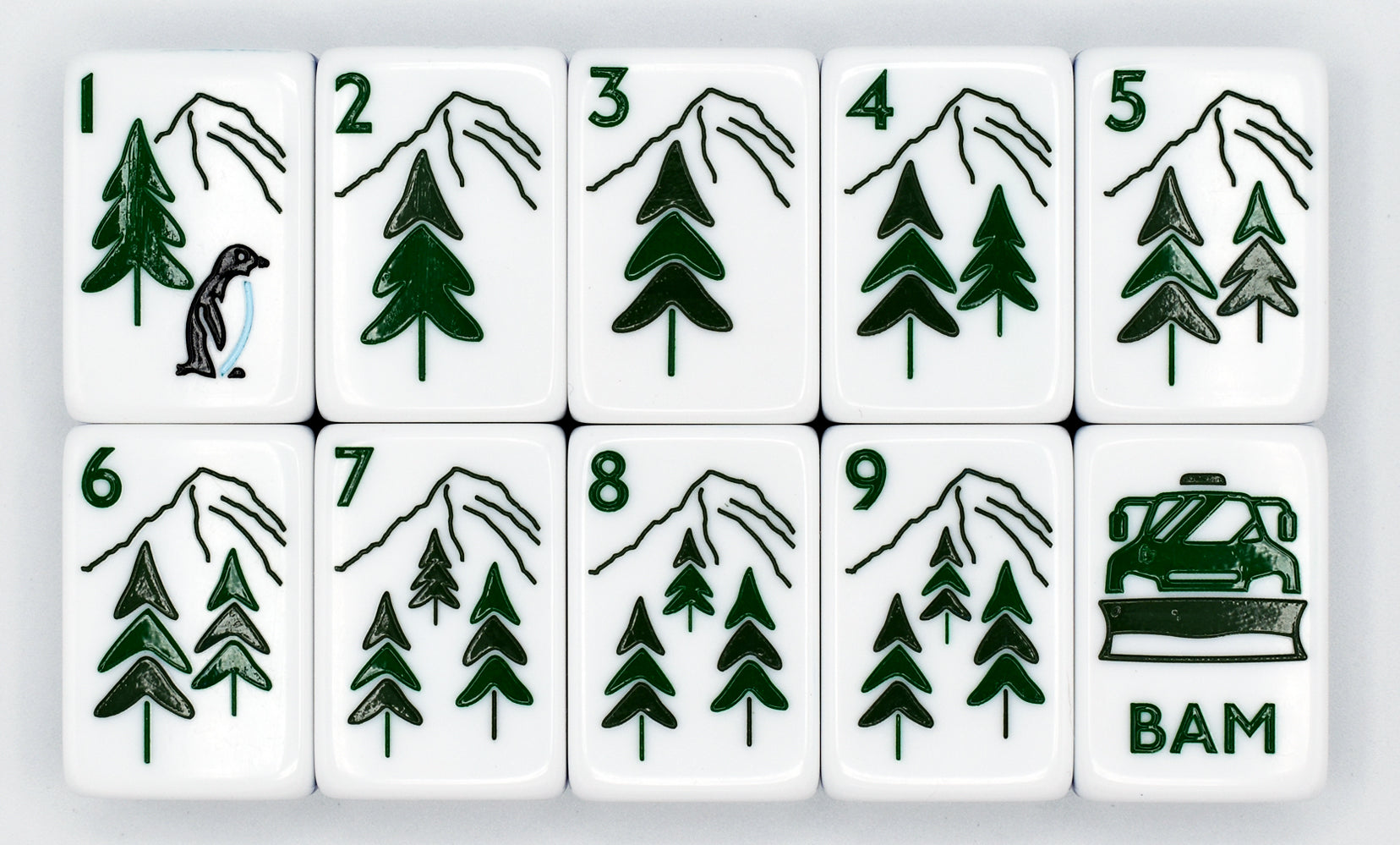 Let it Snow Mahjong Set