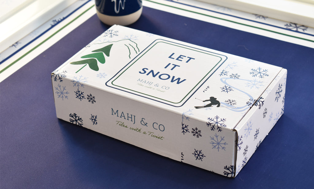 Let it Snow Mahjong Set