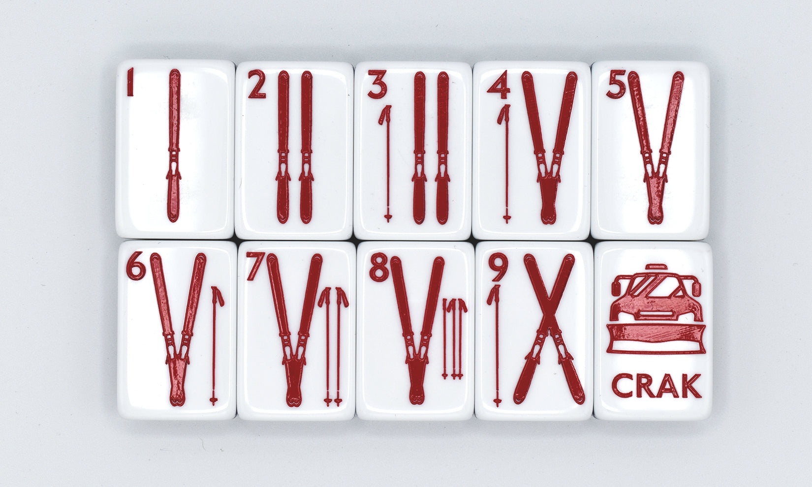 Let it Snow Mahjong Set
