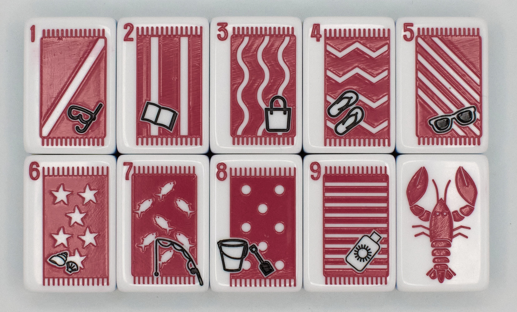 Summer Breeze Mahjong Set