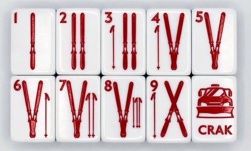 Let it Snow Mahjong Set
