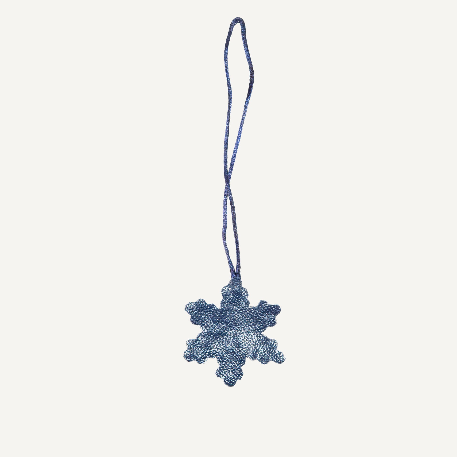 Snowflake - Beaded Bag Charm