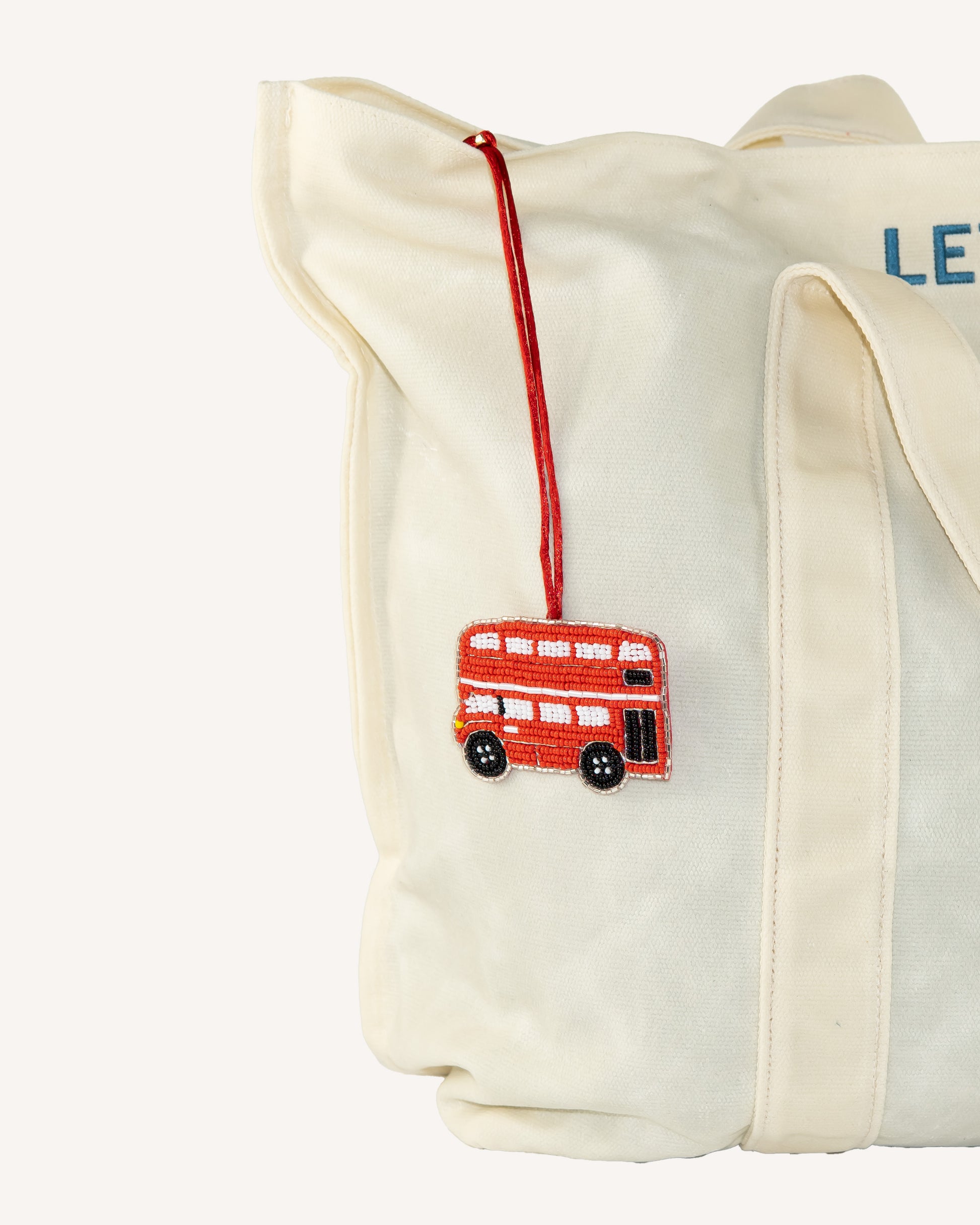 London - Beaded Bag Charm