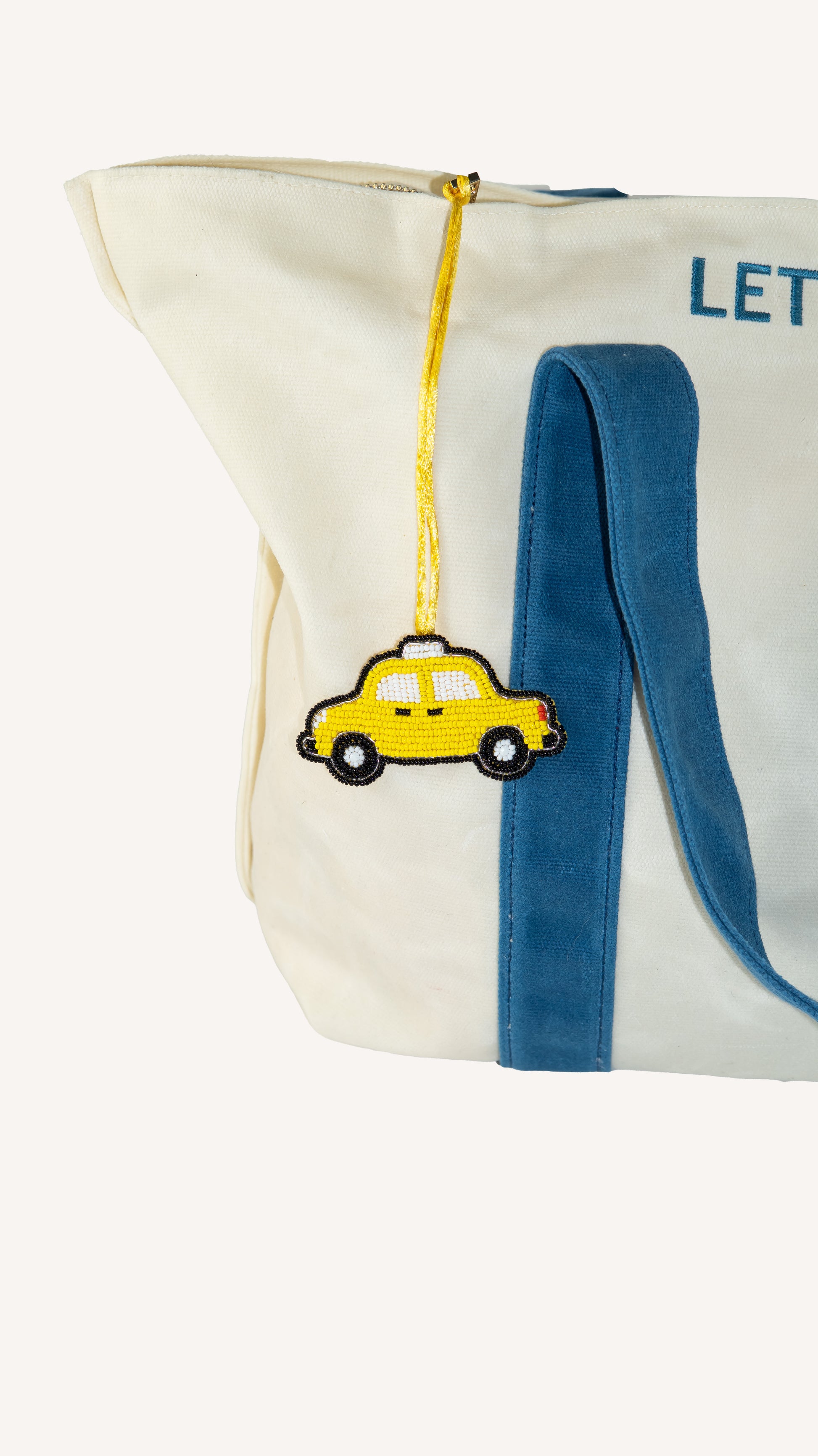 New York - Beaded Bag Charm