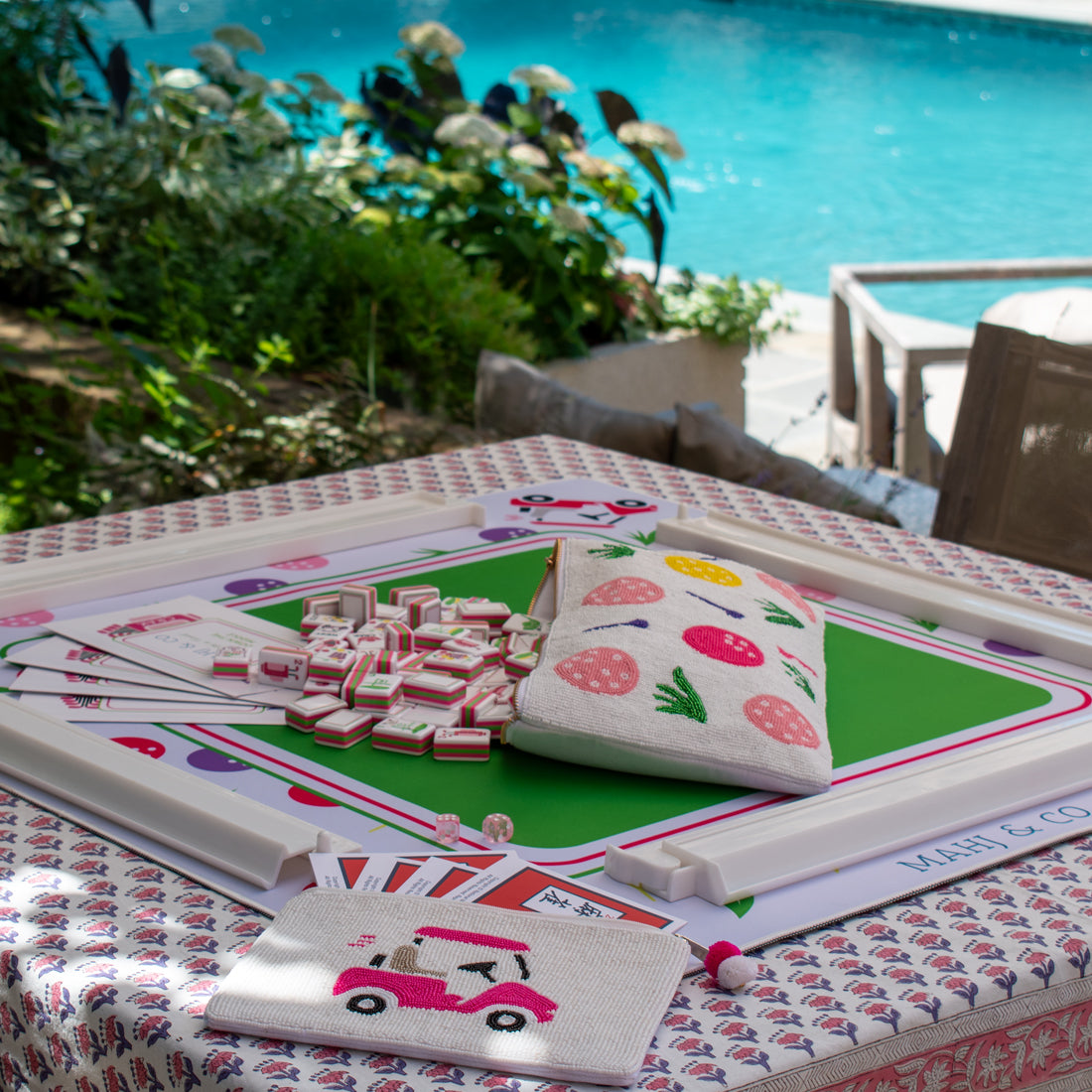Down The Middle Mahjong Mat