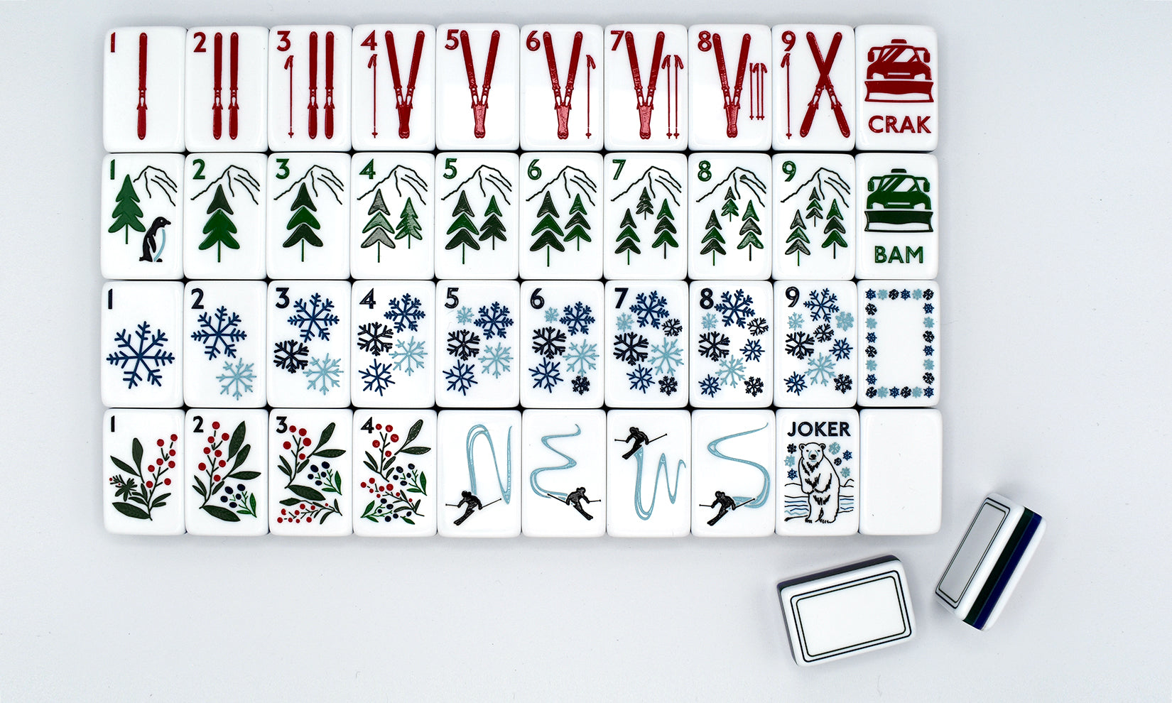 Let it Snow Mahjong Set