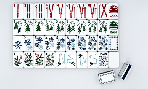 Let it Snow Mahjong Set