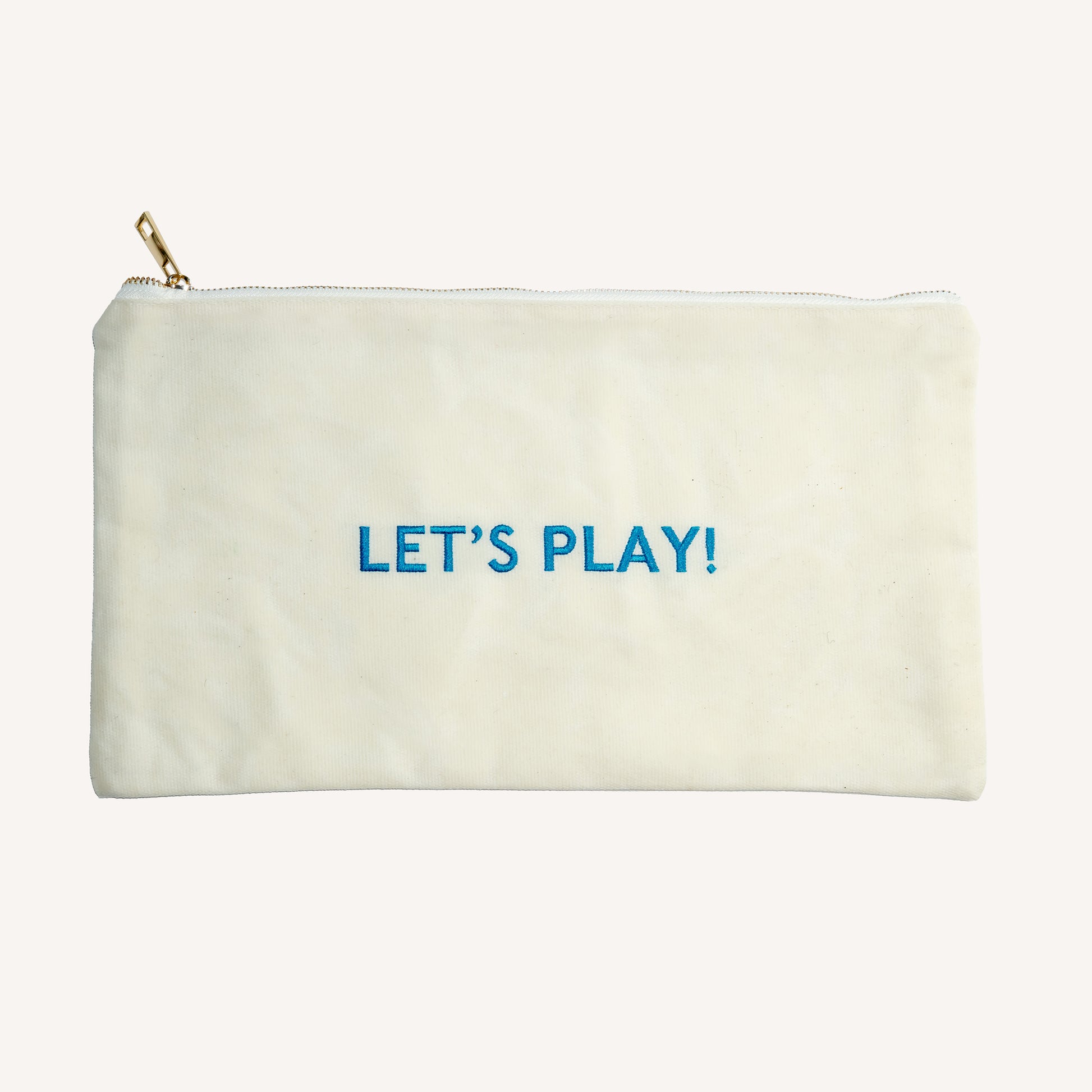 Let's Play Canvas Tile Bag Teal