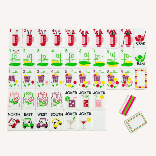 Down the Middle Mahjong Set