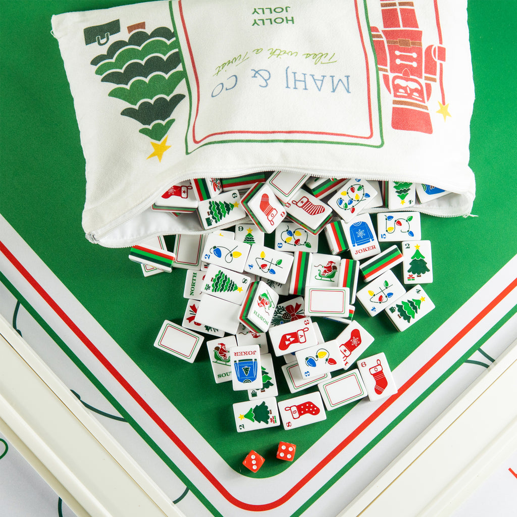 Holly Jolly Mahjong Set