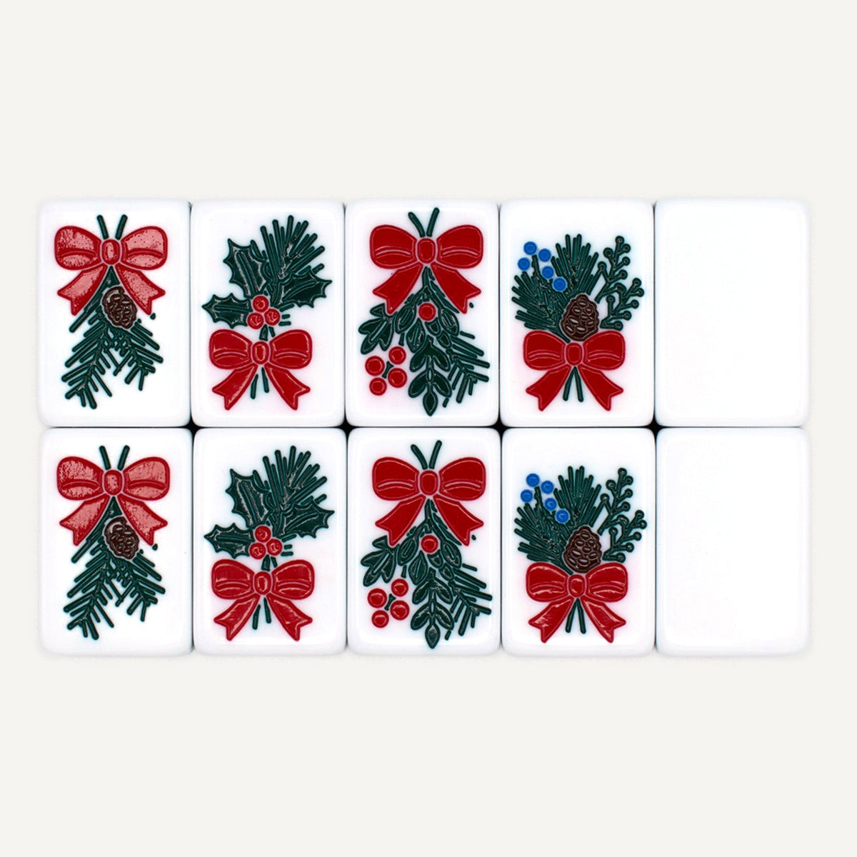 Holly Jolly Mahjong Set