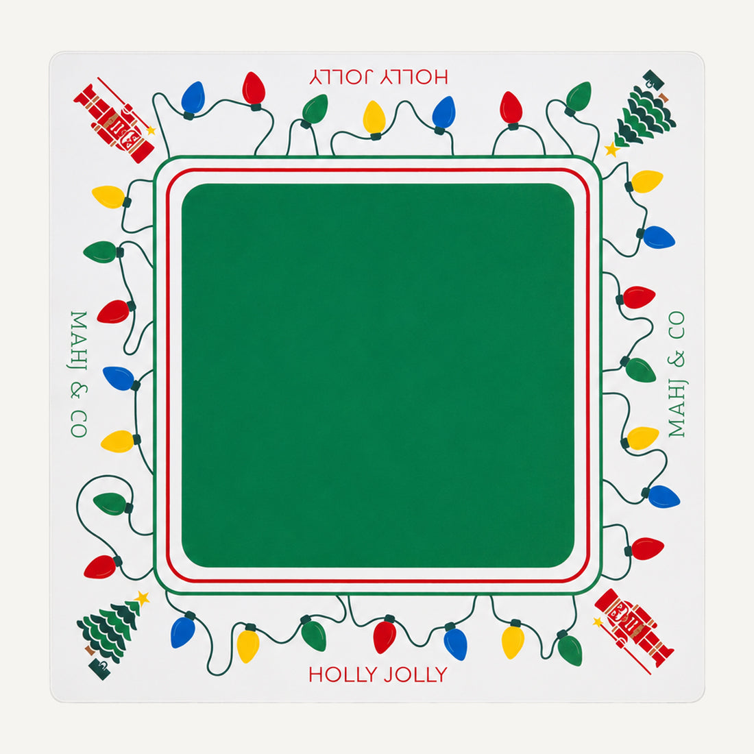 Holly Jolly Mahjong Mat