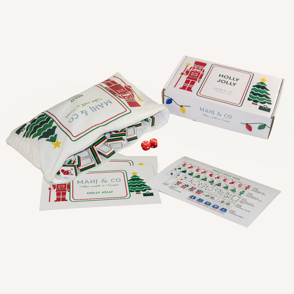 Holly Jolly Mahjong Set
