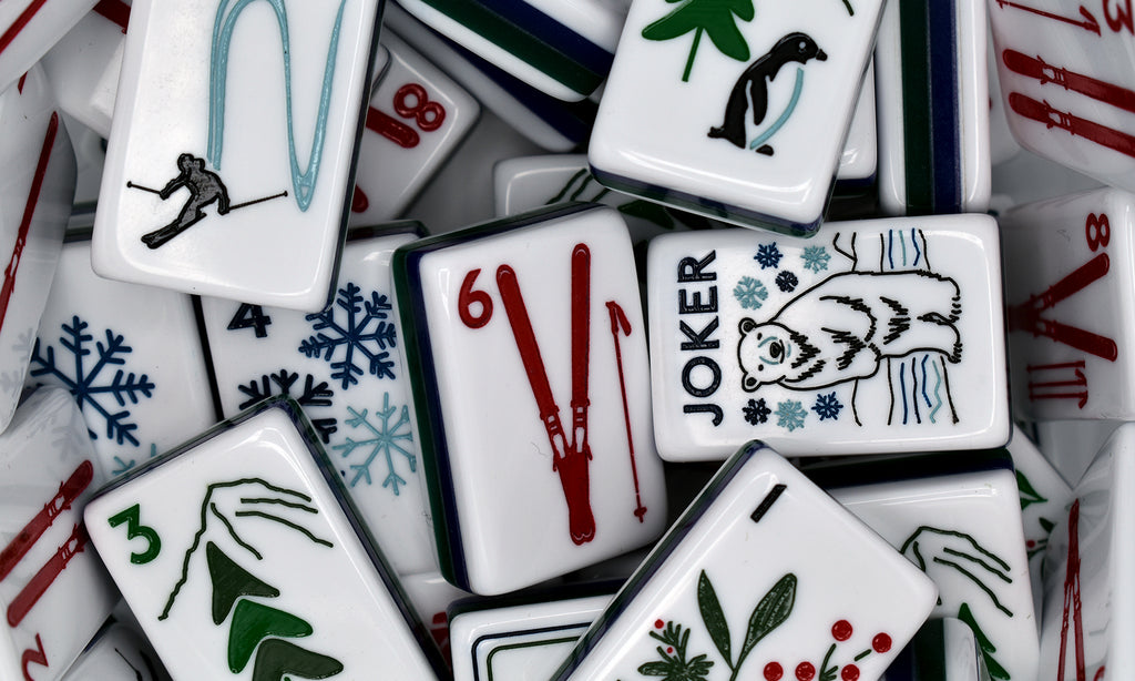 Let it Snow Mahjong Set