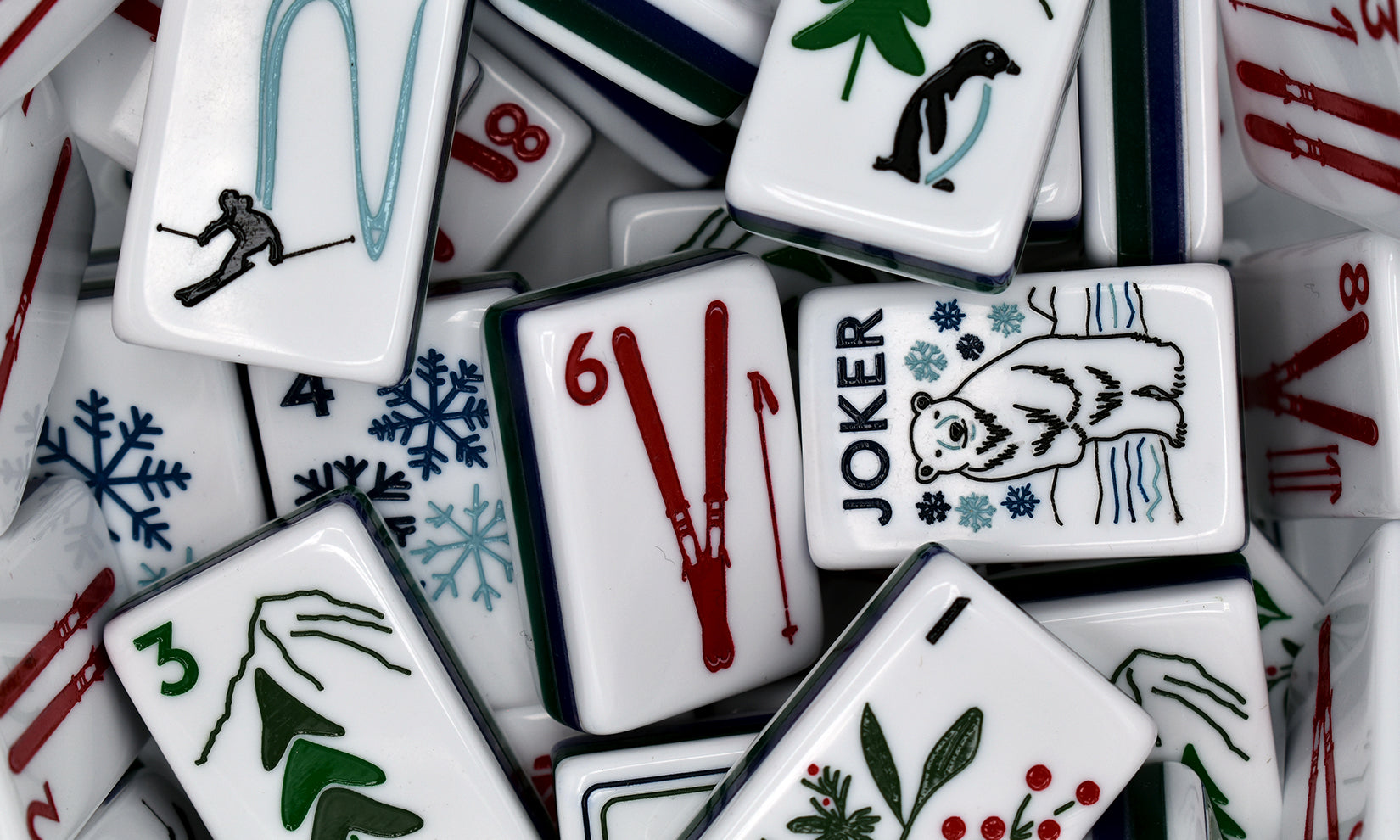 Let it Snow Mahjong Set