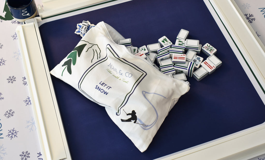 Let it Snow Mahjong Set