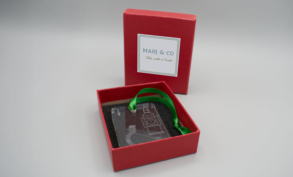 London Calling Glass Tile Ornament - 1 Bam Bird