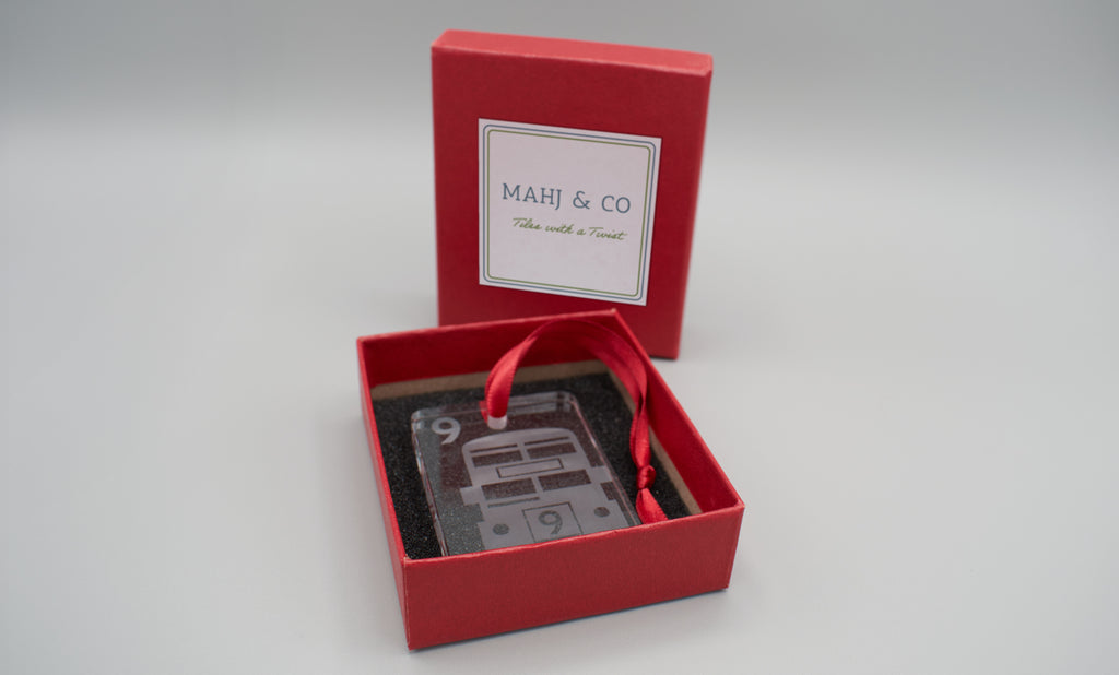 London Calling Glass Tile Ornament - 9 Crak