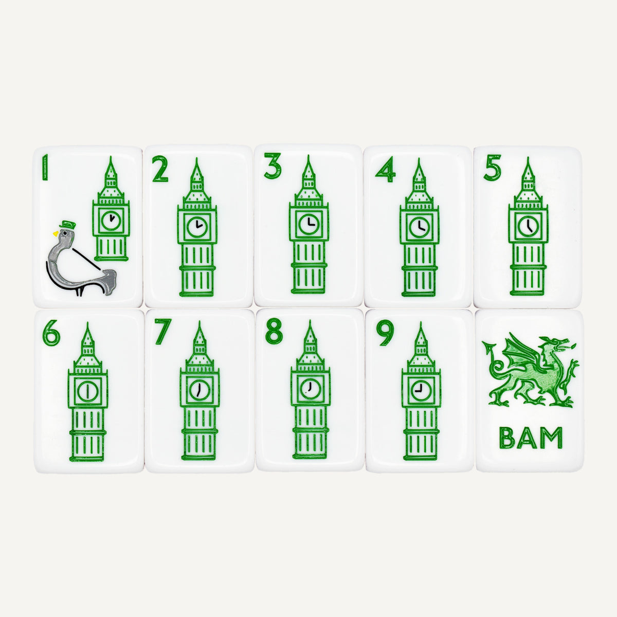 London Calling Mahjong Set