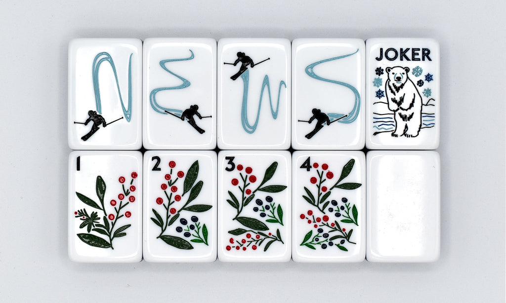 Let it Snow Mahjong Set