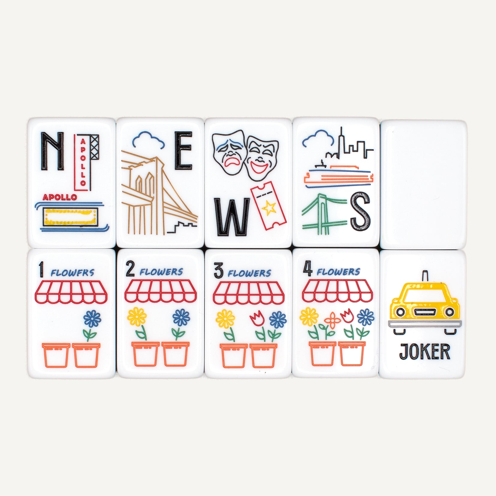 New York, New York Mahjong Set