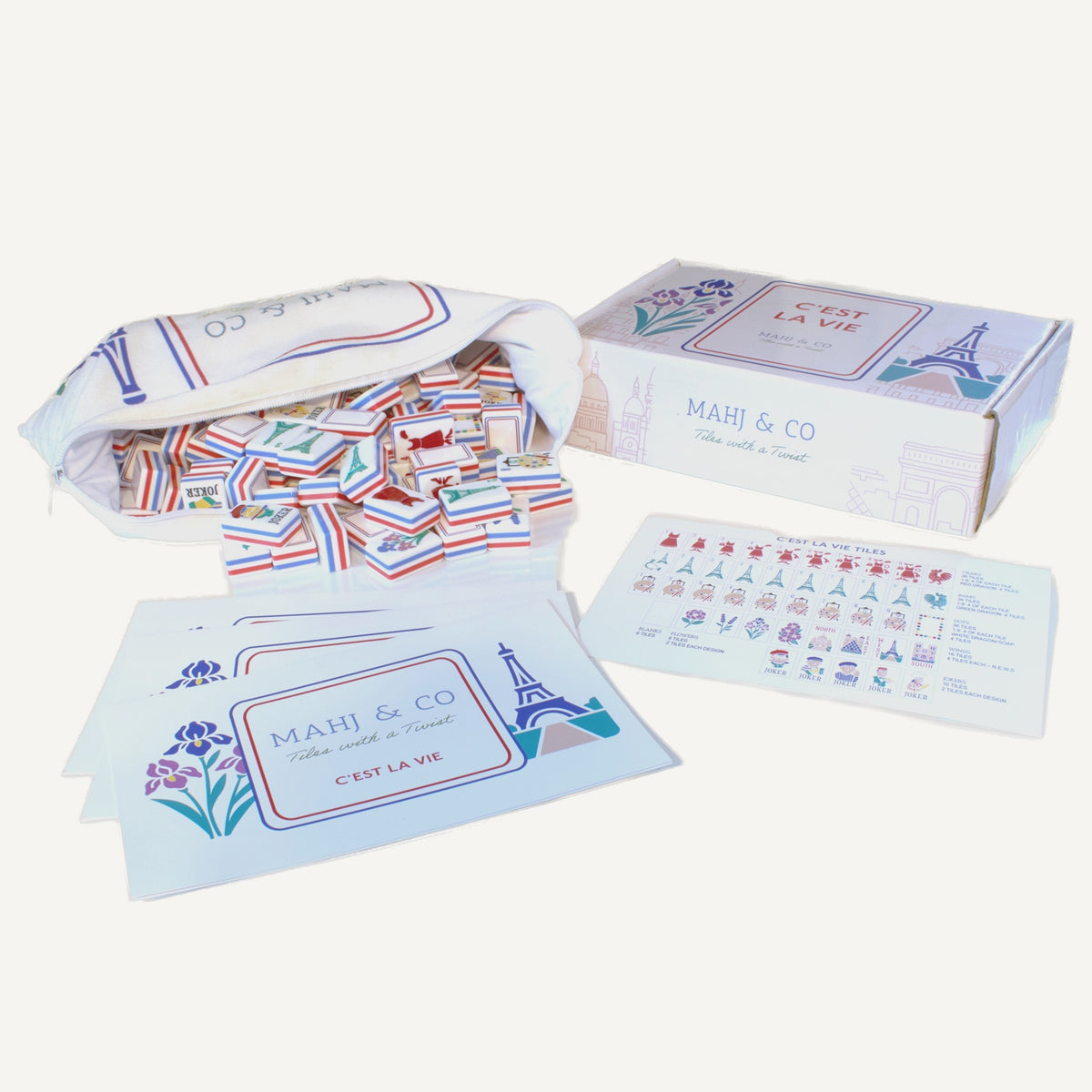 C'est La Vie Mahjong Set