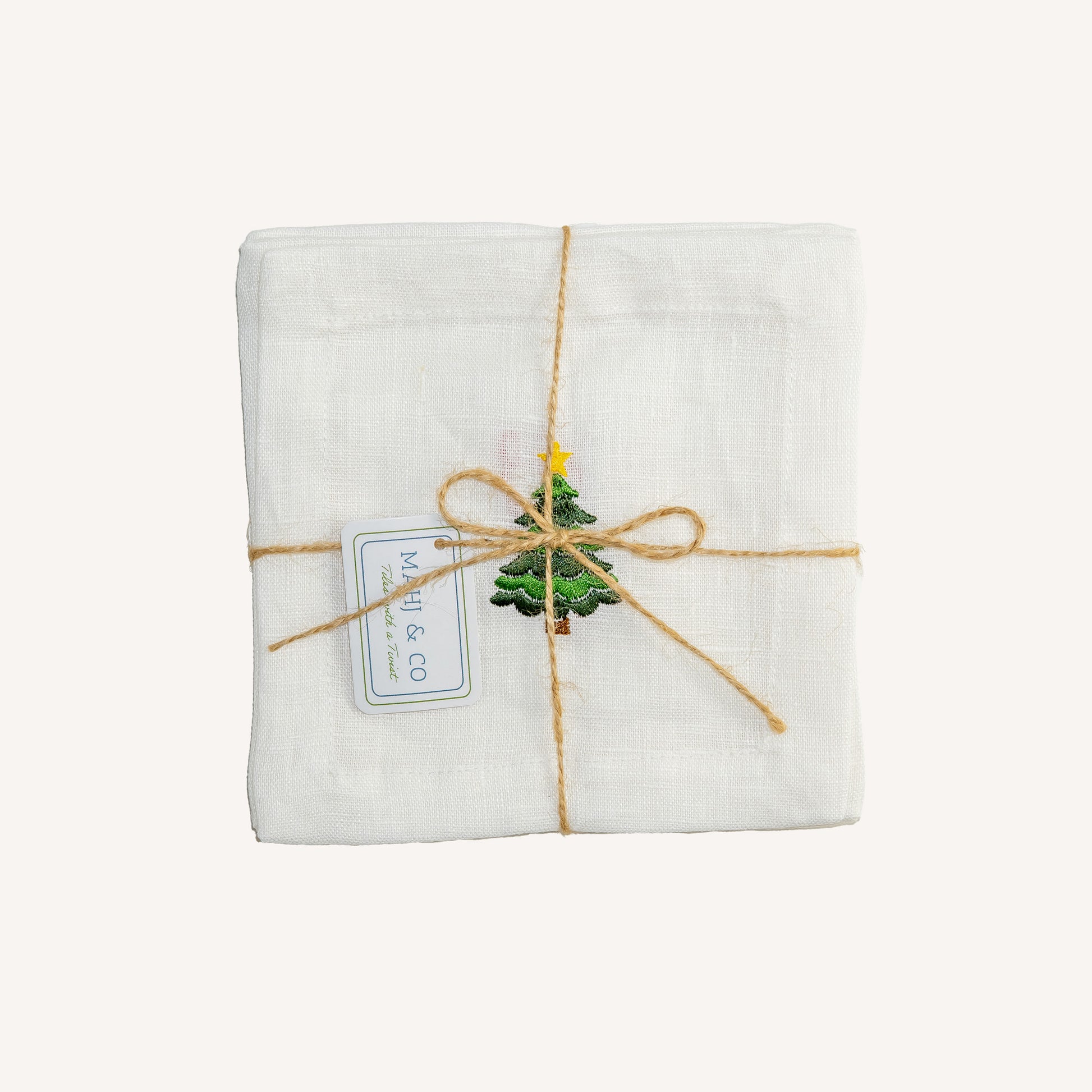 Holly Jolly - Linen Napkins