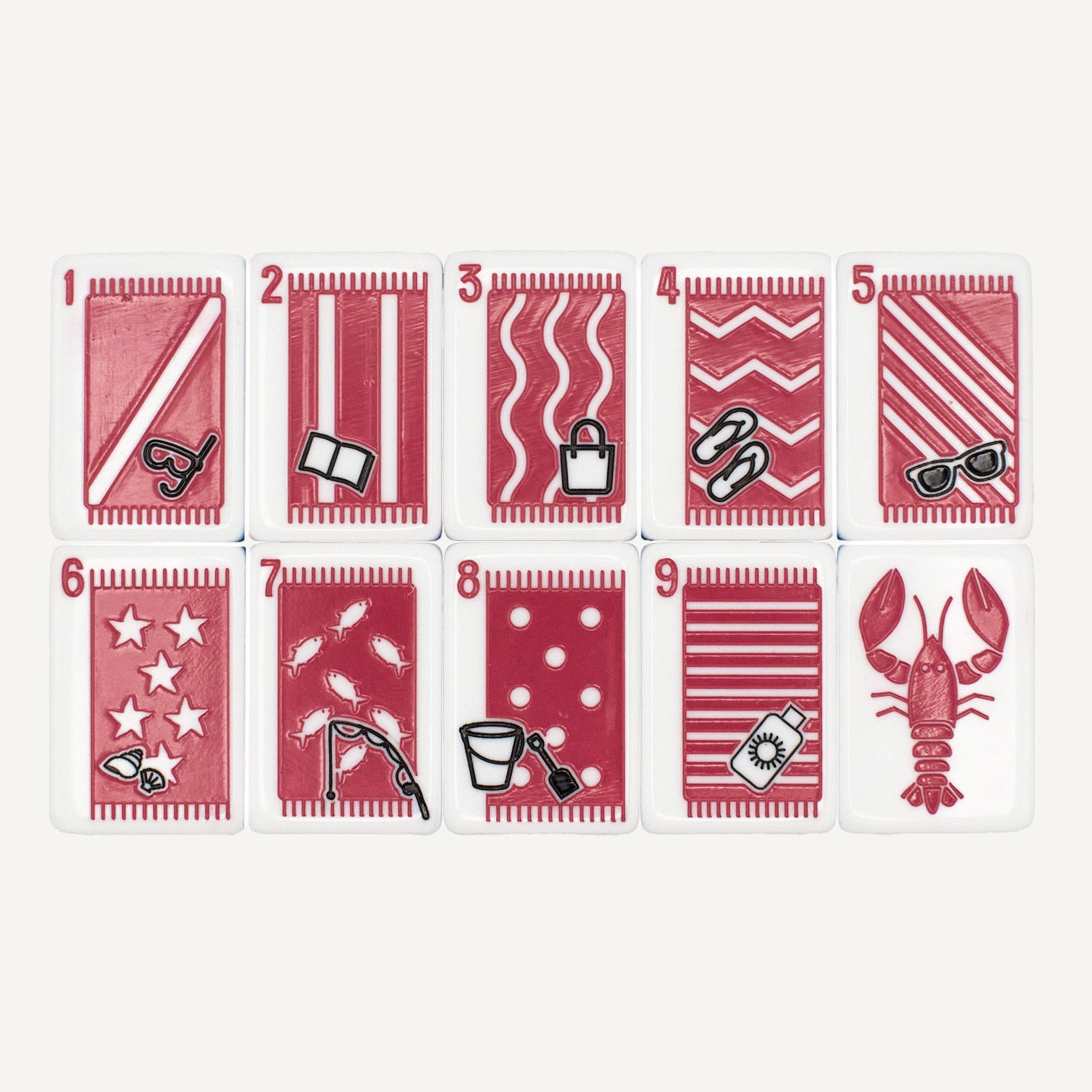 Summer Breeze Mahjong Set