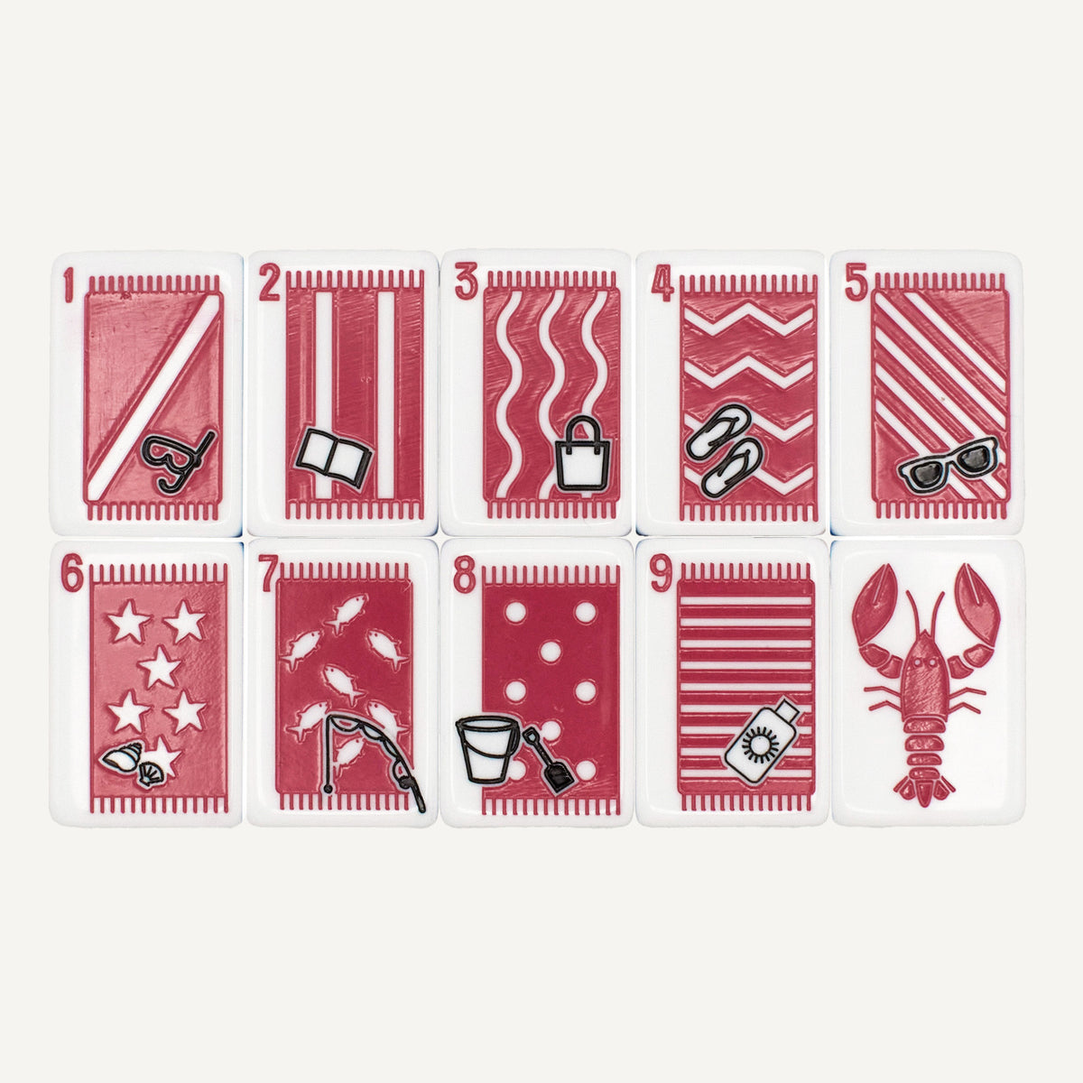 Summer Breeze Mahjong Set