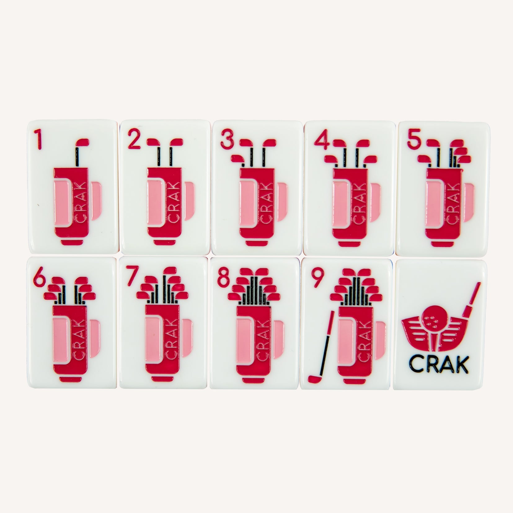 Down the Middle Mahjong Set