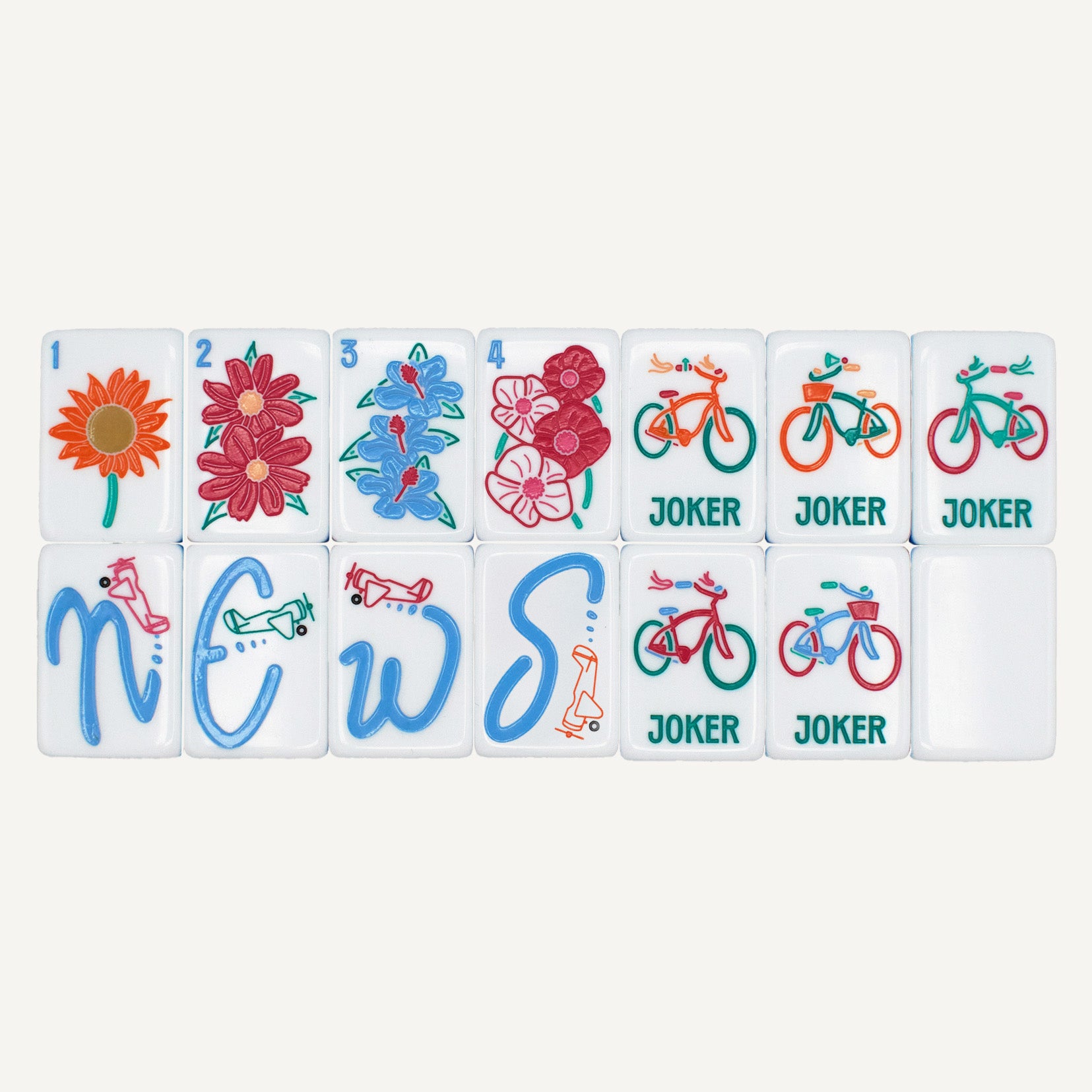 Summer Breeze Mahjong Set