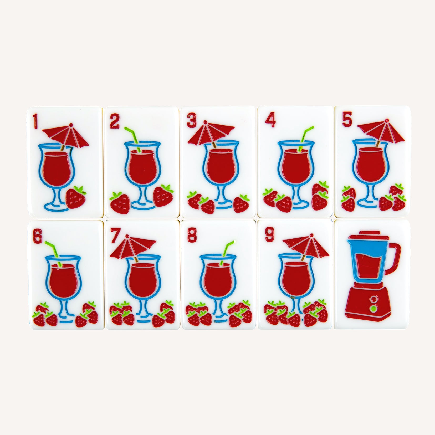 Tiki Time Mahjong Set