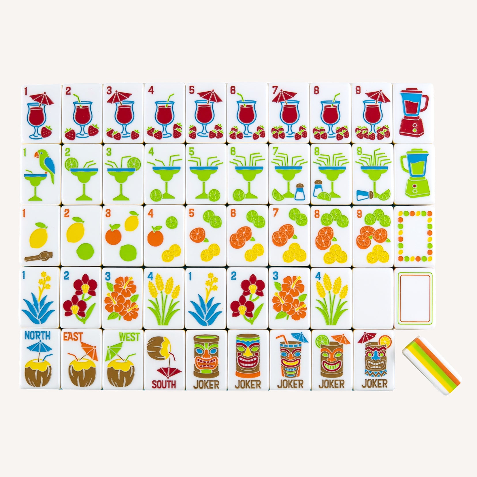 Tiki Time Mahjong Set