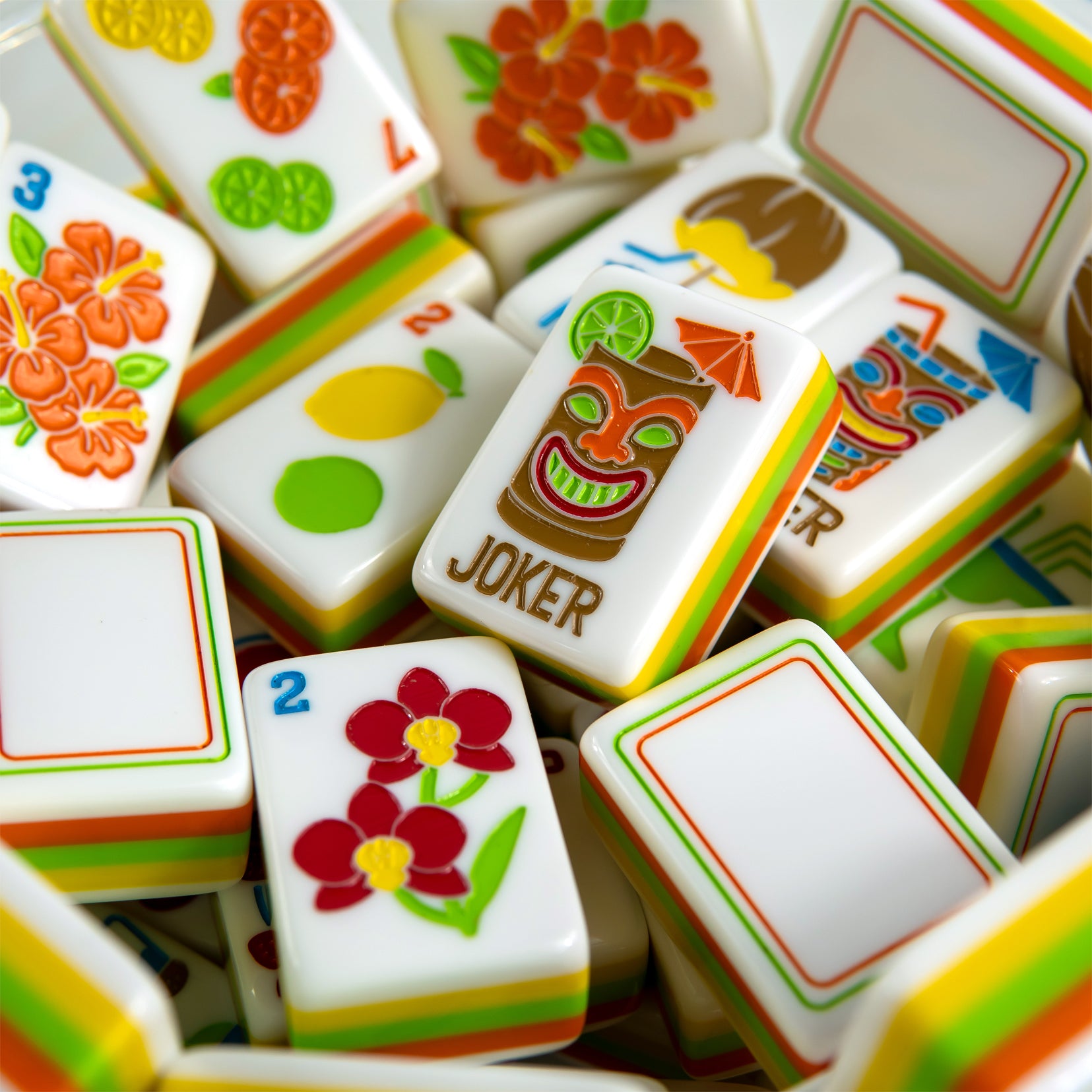 Tiki Time Mahjong Set