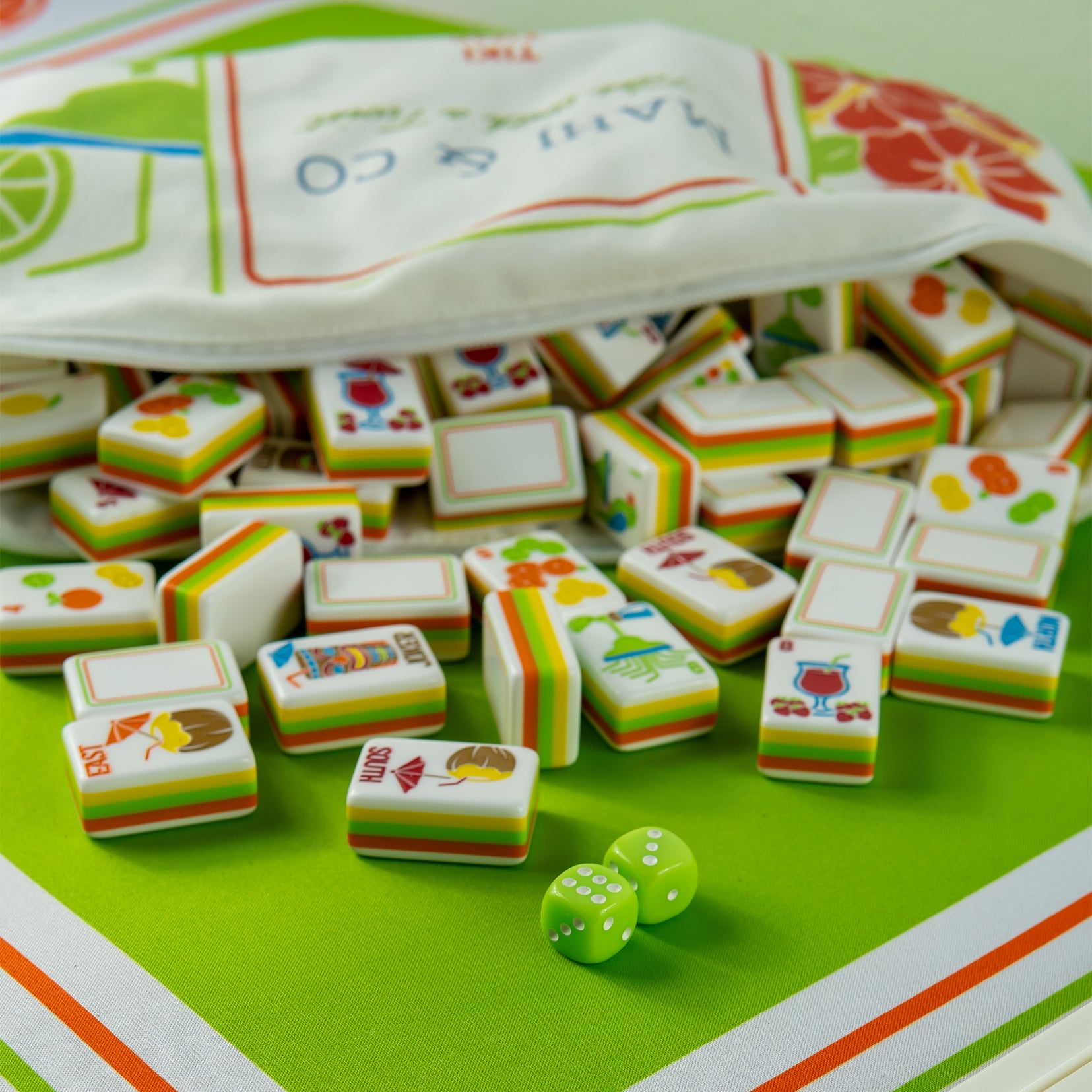 Tiki Time Mahjong Set