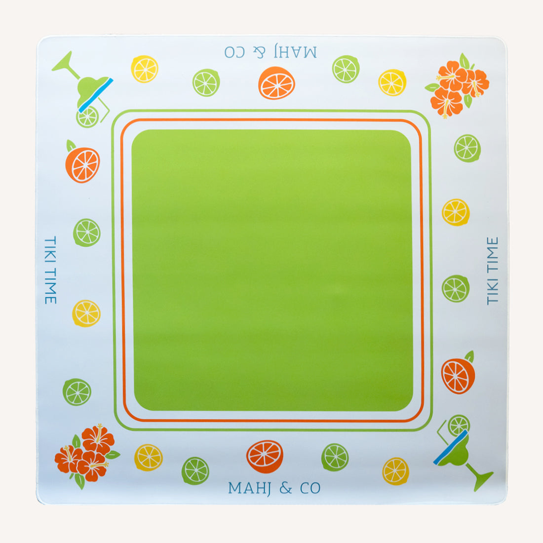 Tiki Time Mahjong Mat