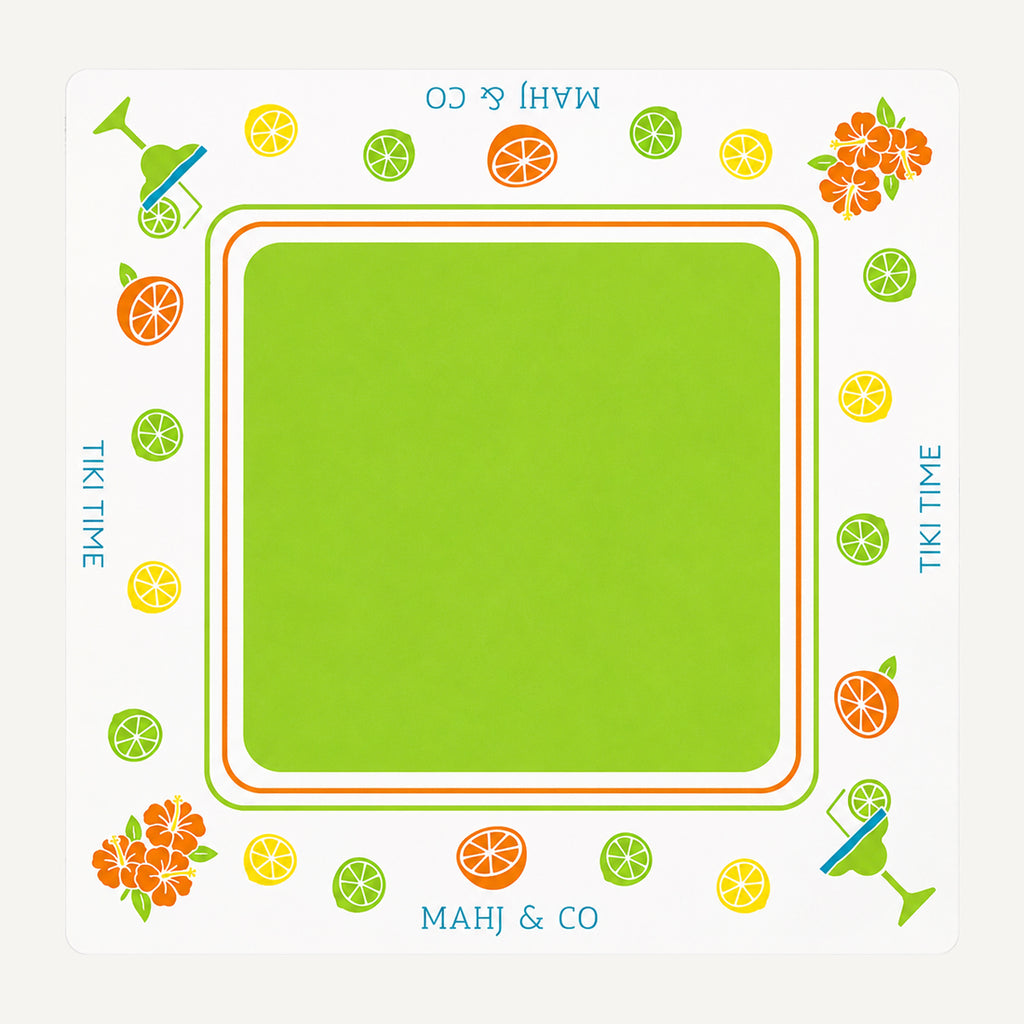 Tiki Time Mahjong Mat