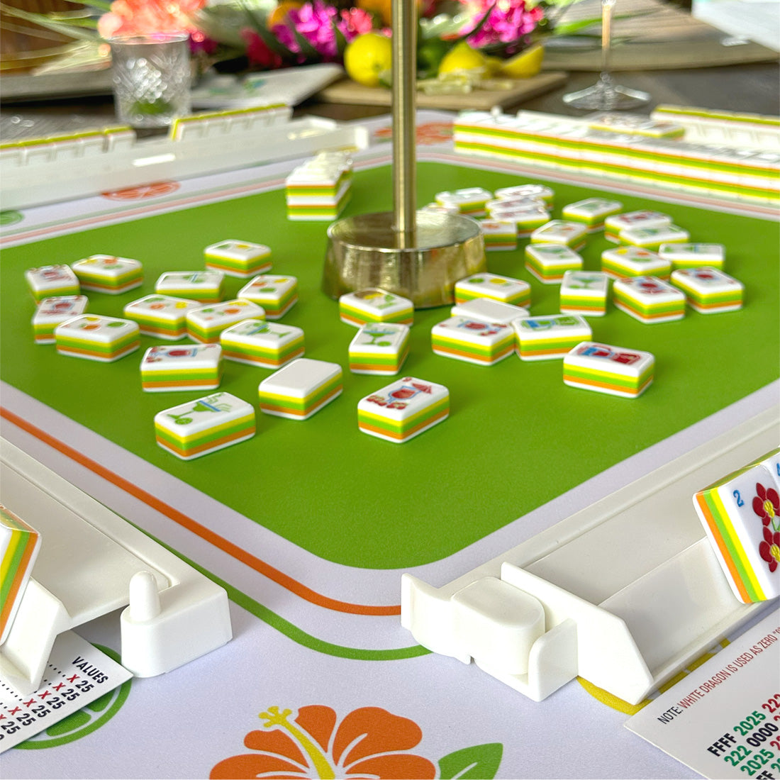 Tiki Time Mahjong Mat