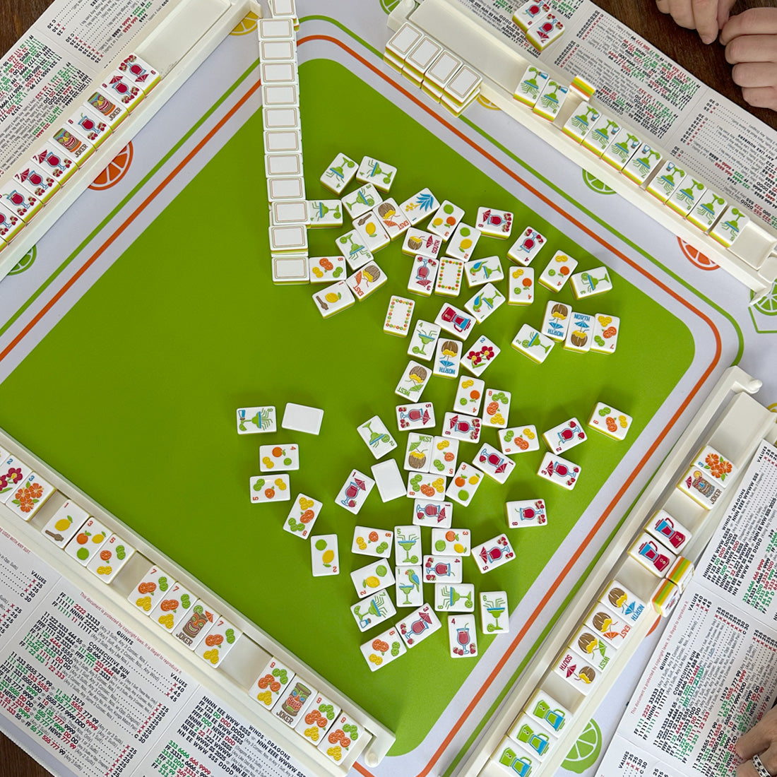 Tiki Time Mahjong Mat