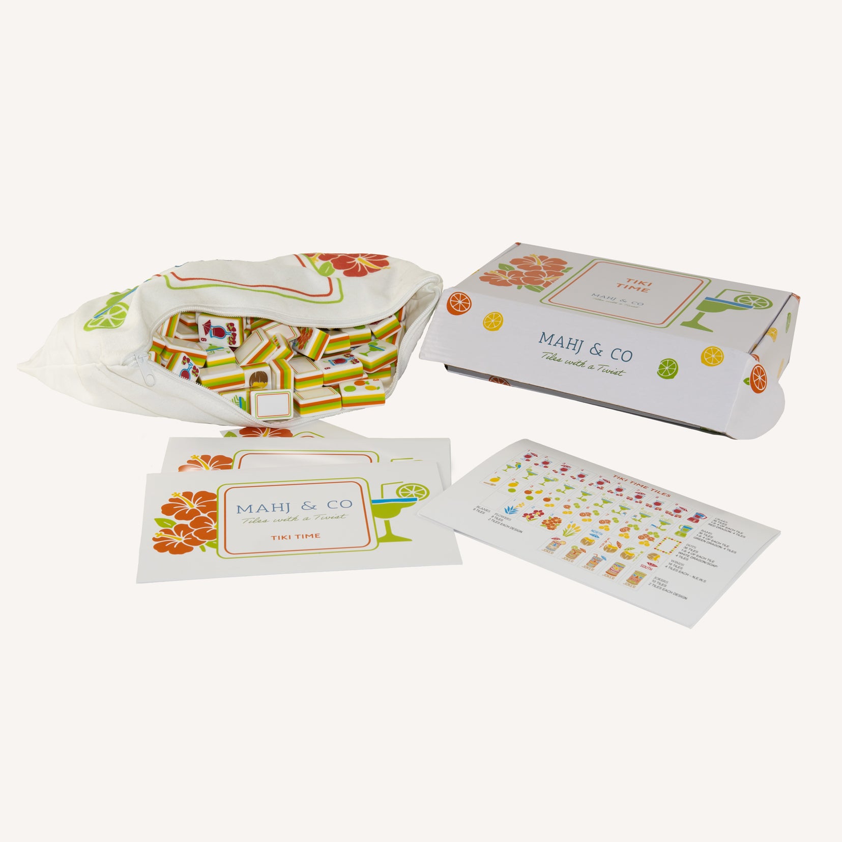 Tiki Time Mahjong Set