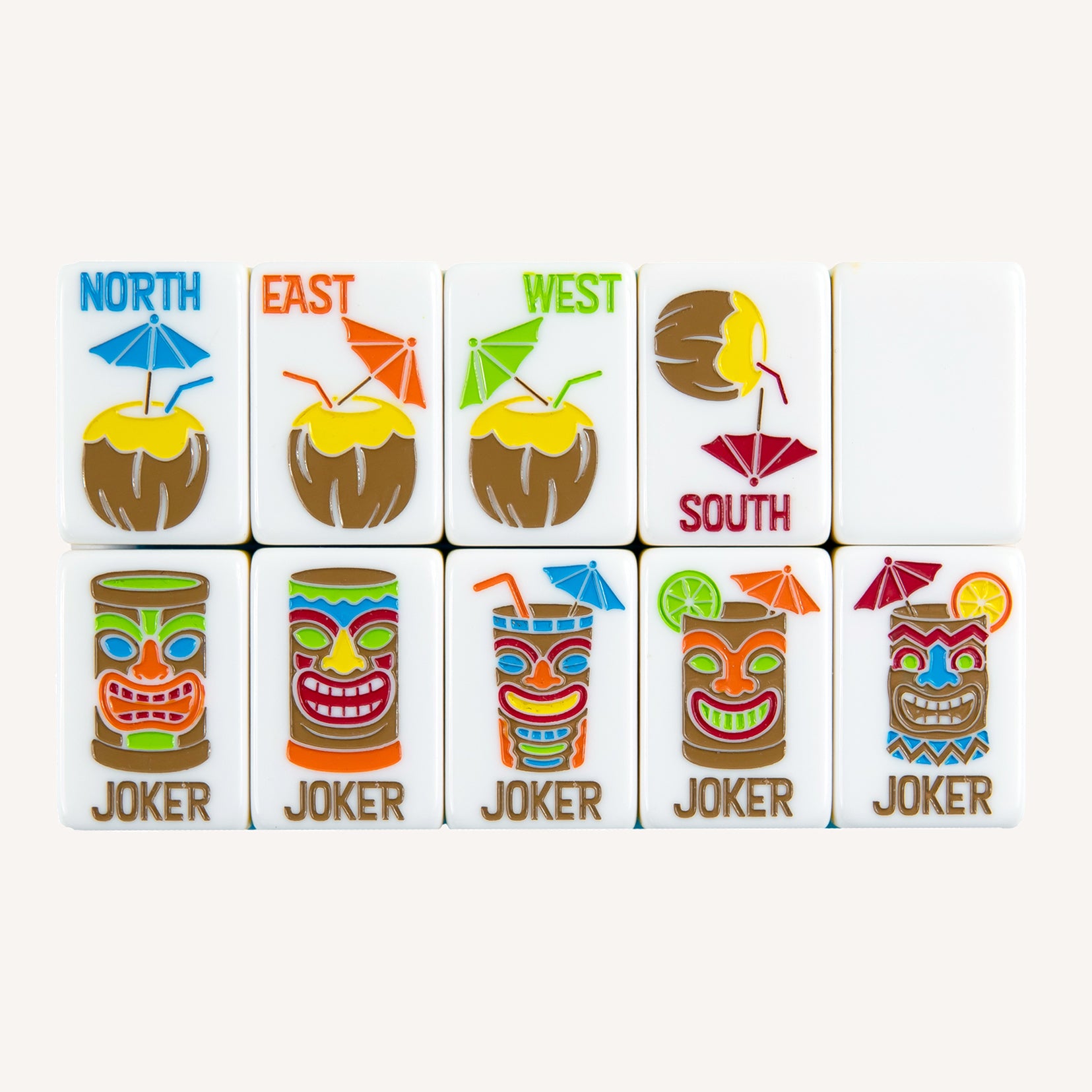 Tiki Time Mahjong Set