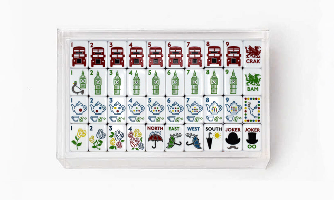 Clear Acrylic Box for Mahjong Tiles