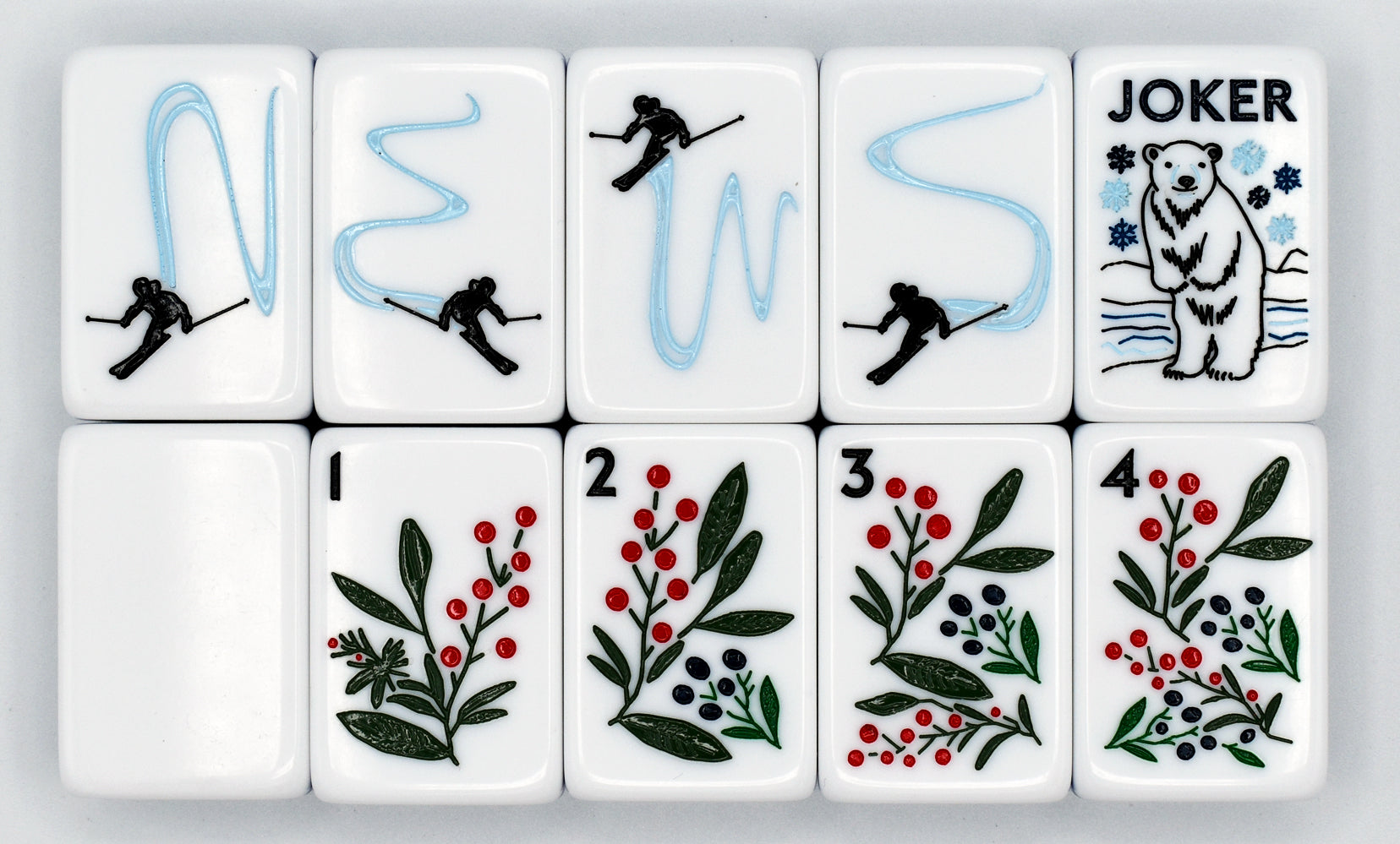 Let it Snow Mahjong Set