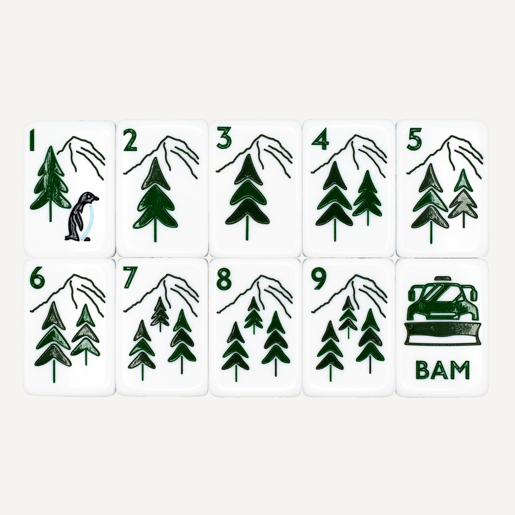 Let it Snow Mahjong Set