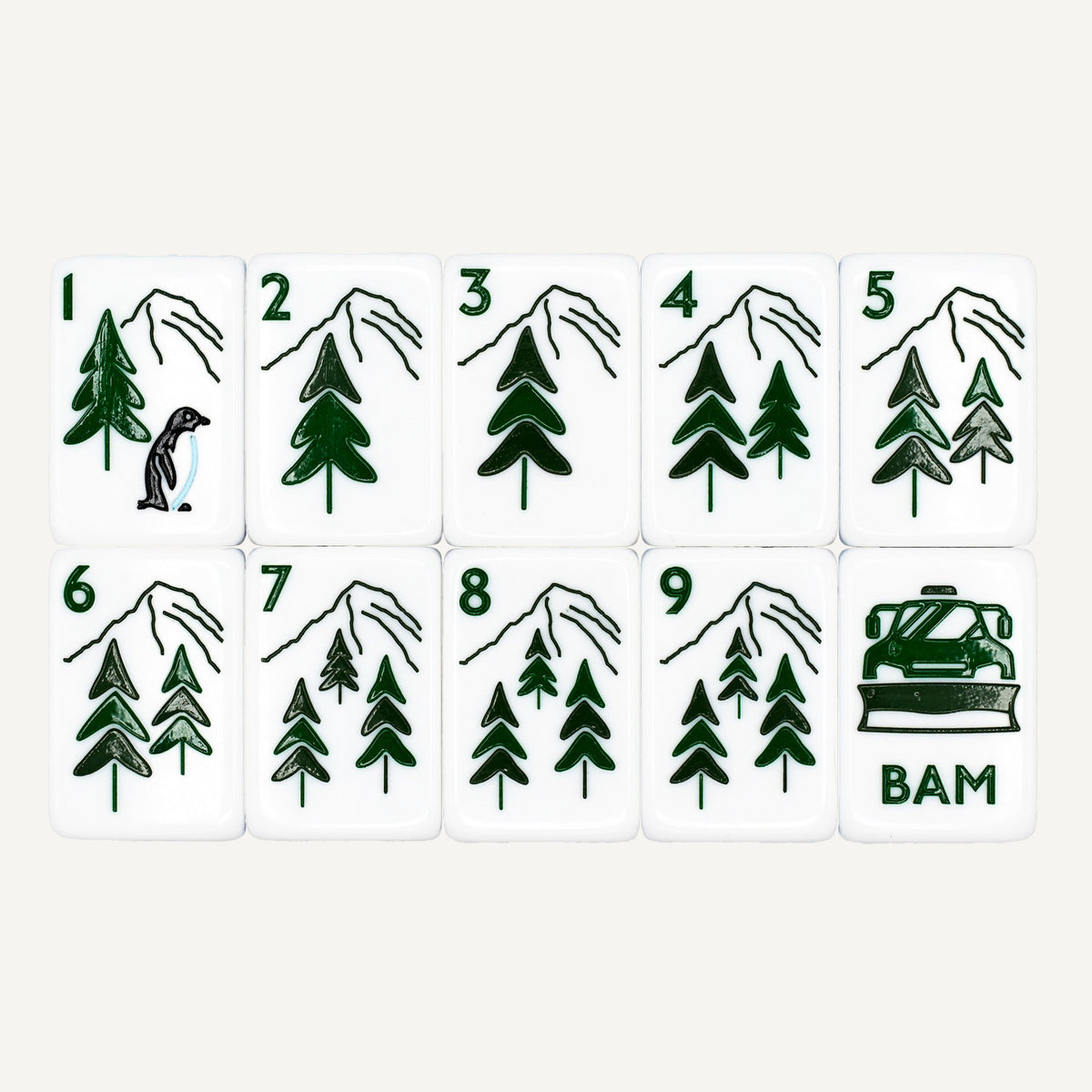 Let it Snow Mahjong Set