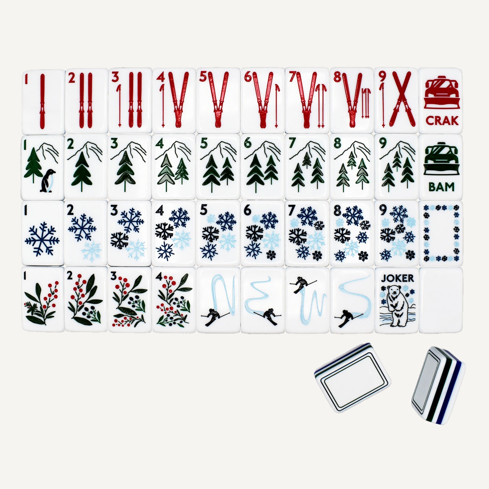 Let it Snow Mahjong Set