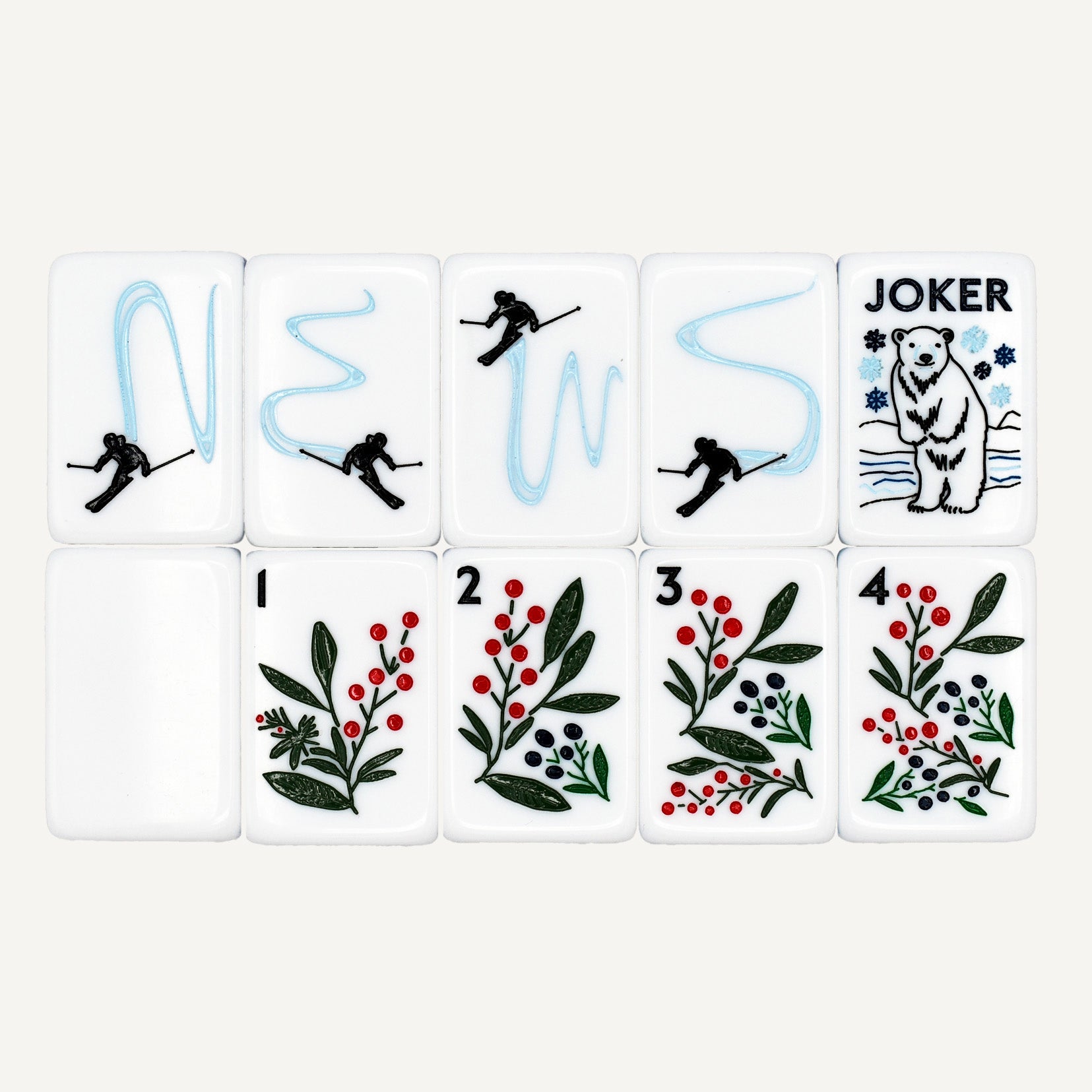 Let it Snow Mahjong Set